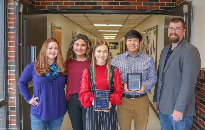 Dr. Jared Mumm, Samuel Suh, Lauryn Rader, Lucero Osornio, Dr. Amy DeLisle